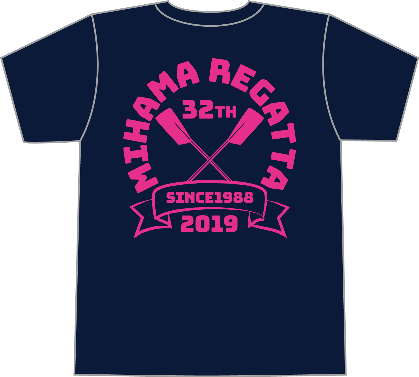 第32回美浜町民レガッタ Tシャツデザイン画像